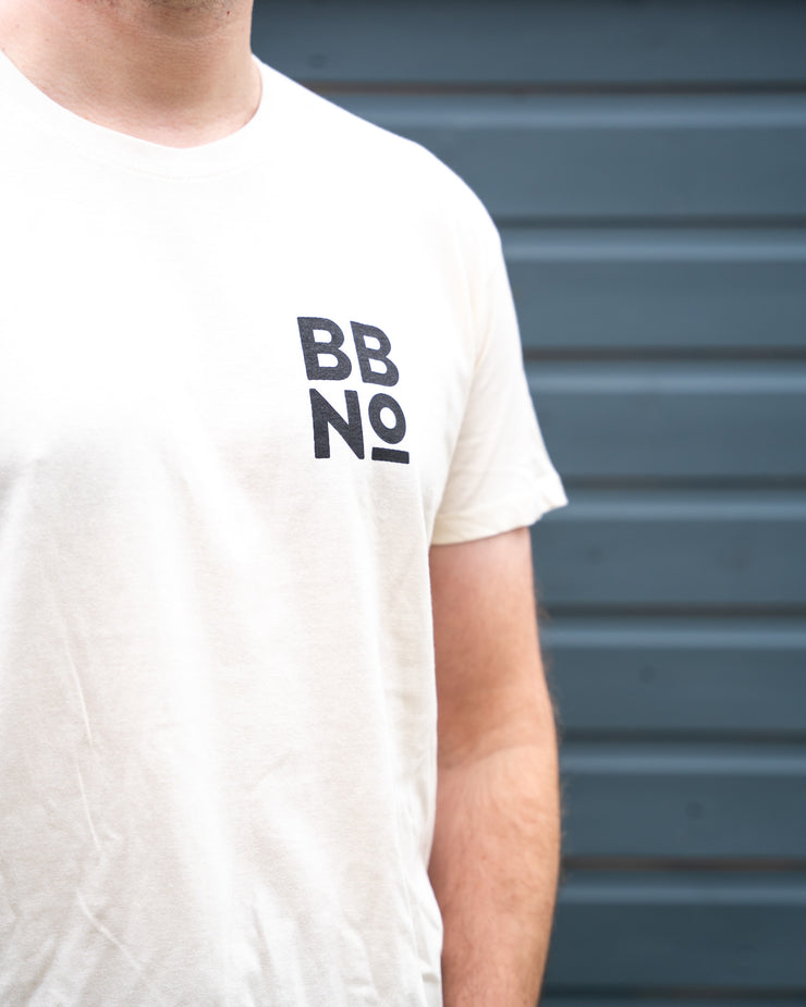 BBNo Chest logo Tee (Unisex / NATURAL)